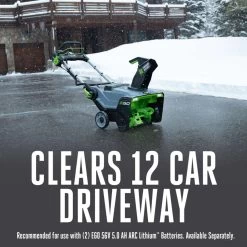 EGO Power+ Peak Power SNT2110 21 In. Single Stage 56 V Battery Snow Blower Tool Only W/ STEEL AUGER -Gardens and Horticulture 01912d12 76aa 4f4e a75c 92b9b8dc2be7