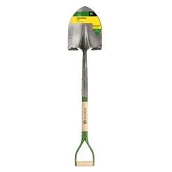 John Deere 42 In. Steel Digging Shovel Wood Handle