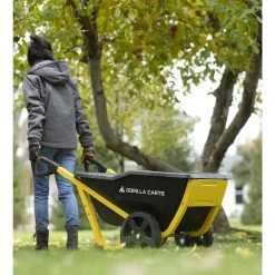 Gorilla Carts Poly Yard Cart 600 Lb. Cap. -Gardens and Horticulture 0d1e21e2 998b 4f17 99e4 894e028a63d8