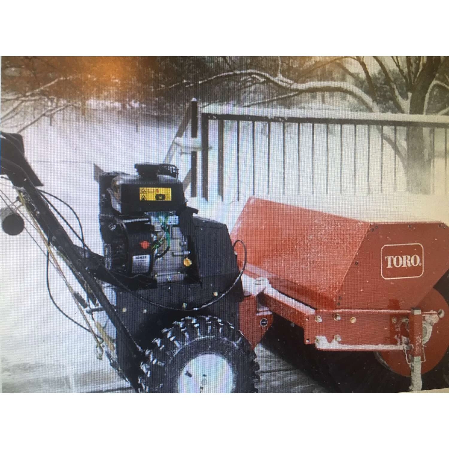 Toro 36 In. 208 Cc Single Stage Gas Snow Blower Rotary Broom 2 Toro 36 In. 208 Cc Single Stage Gas Snow Blower Rotary Broom - Image 2