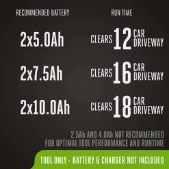 EGO Power+ Peak Power SNT2110 21 In. Single Stage 56 V Battery Snow Blower Tool Only W/ STEEL AUGER -Gardens and Horticulture 135db950 adf1 40d5 9178 571582cacf2a