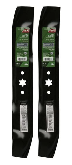 Ace 38 In. 3-in-1 Mower Blade Set For Riding Mowers 2 Pk -Gardens and Horticulture 1766b6a6 3f6e 44e6 b067 ecca7556332e