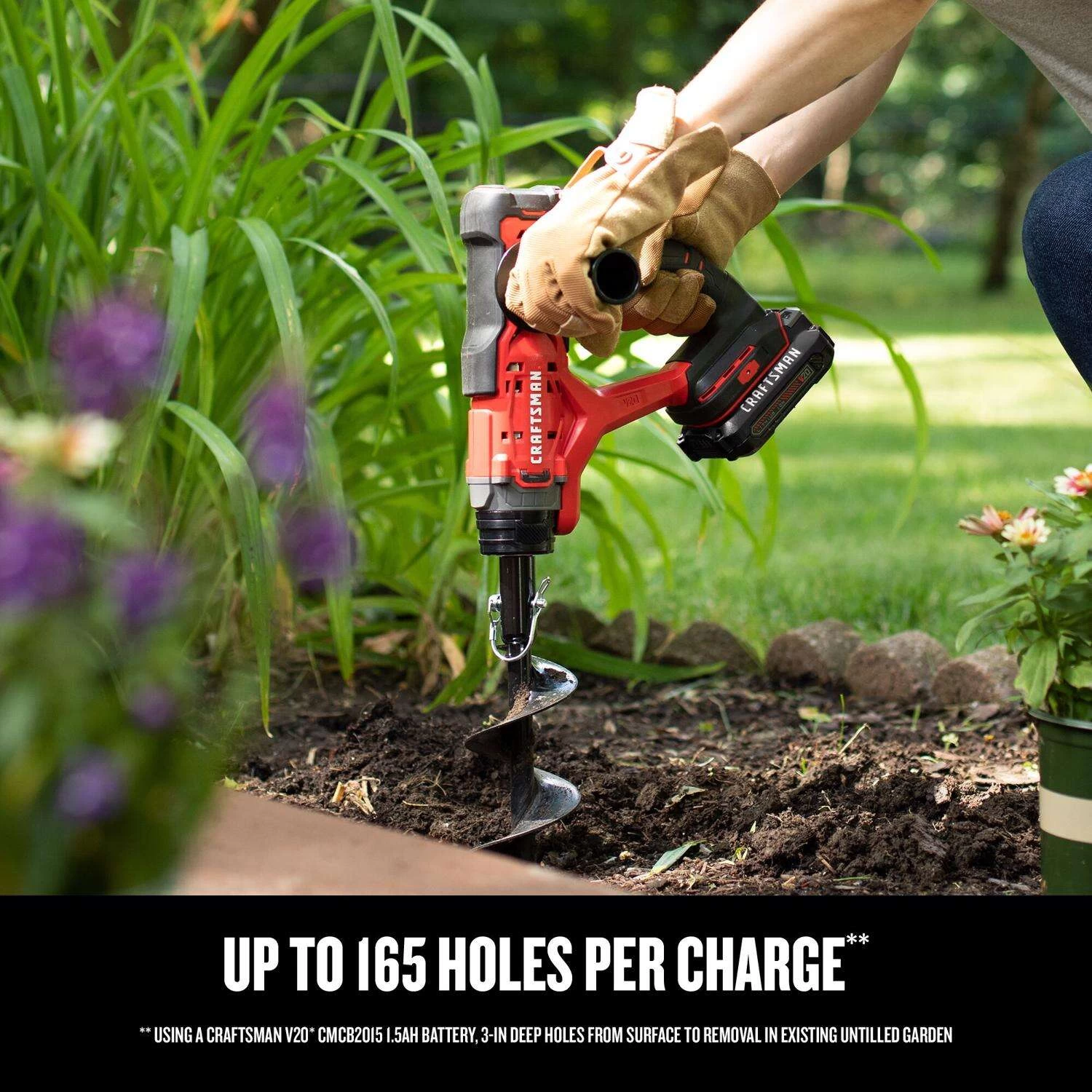 Craftsman V20 13.97 In. Steel Battery Operated Auger 3 Craftsman V20 13.97 In. Steel Battery Operated Auger - Image 3