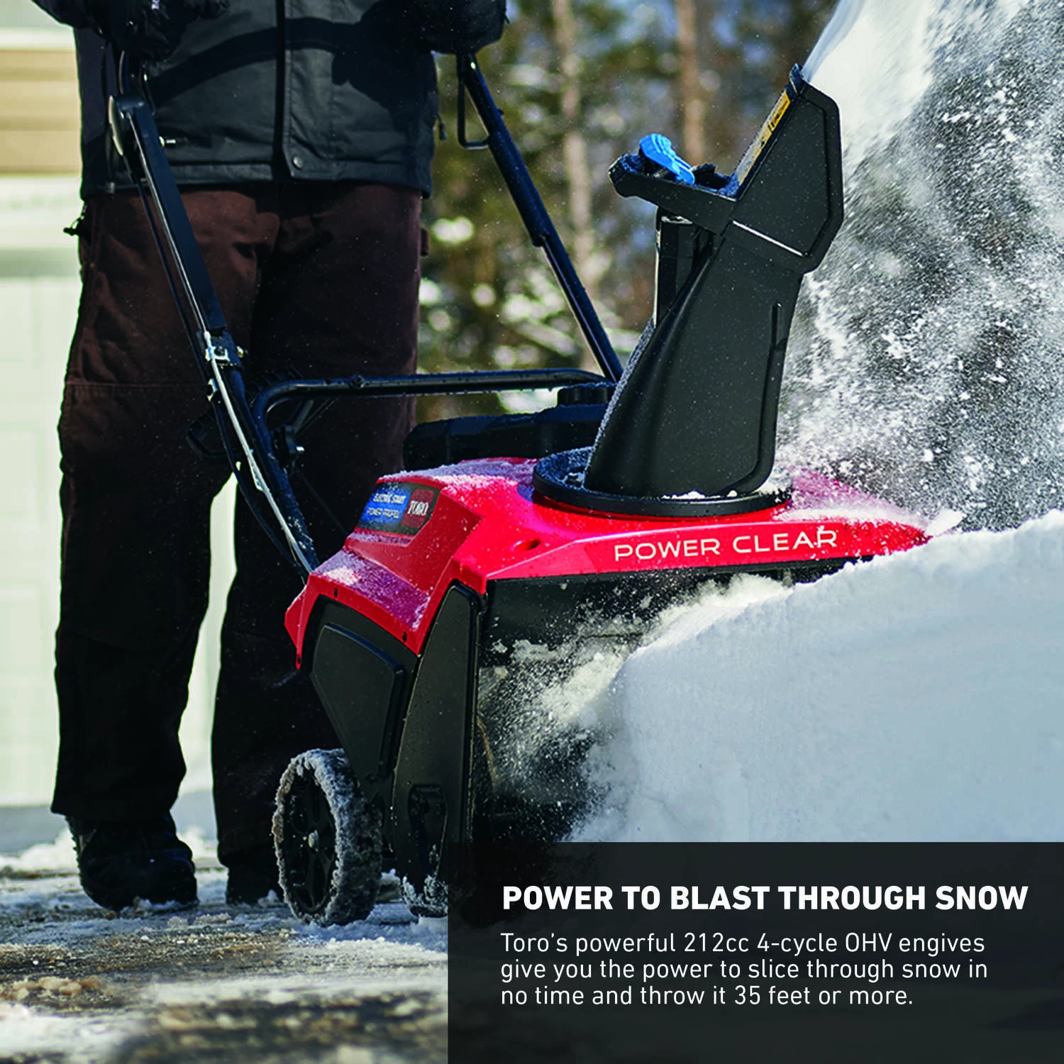 Toro Power Clear 21 In. 212 Cc Single Stage Gas Snow Blower Electric Start 5 Toro Power Clear 21 In. 212 Cc Single Stage Gas Snow Blower Electric Start - Image 5