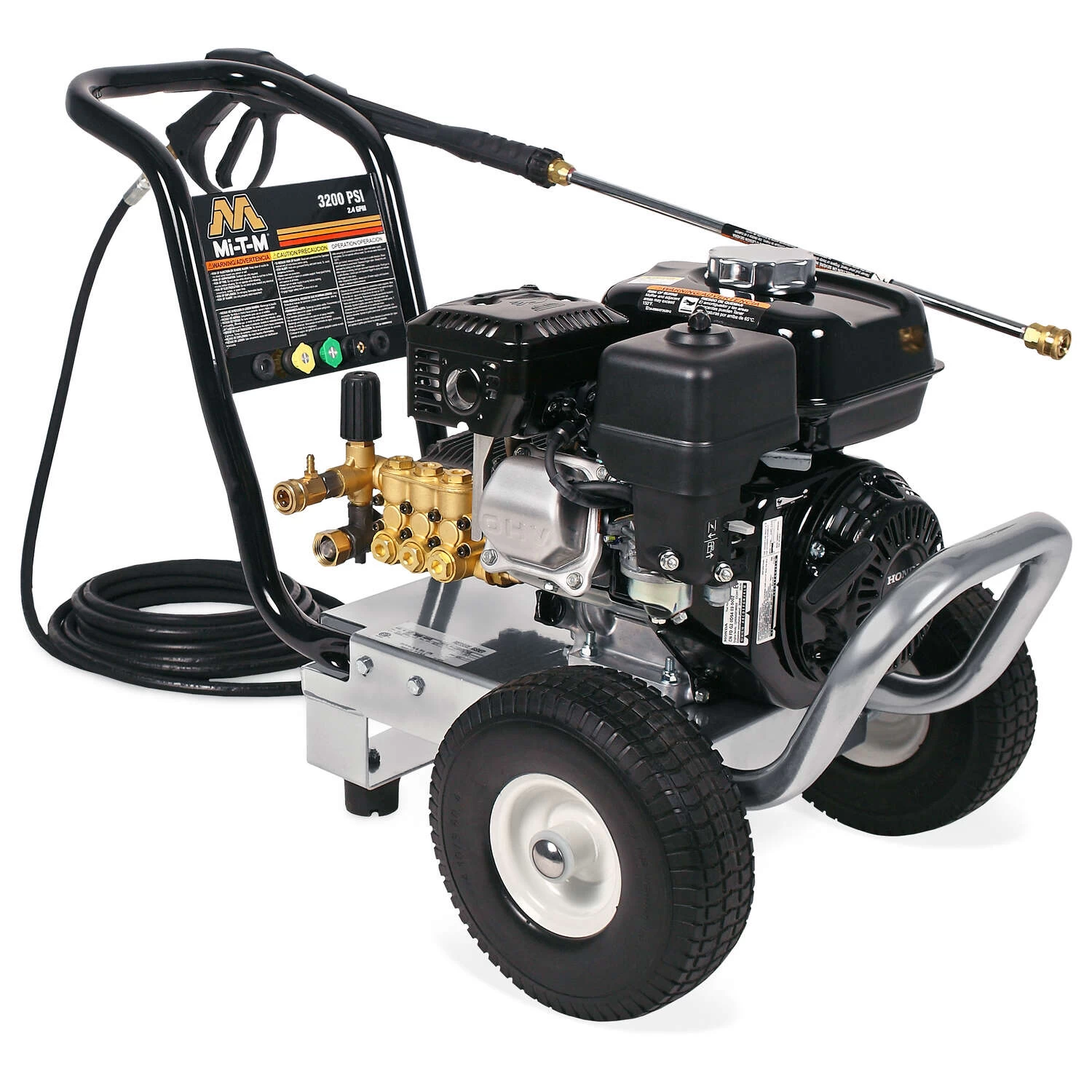 Mi-T-M Work Pro GX200 Honda 3200 Psi Gas 2.4 Gpm Pressure Washer 1 Mi-T-M Work Pro GX200 Honda 3200 Psi Gas 2.4 Gpm Pressure Washer