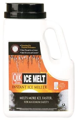 Qik Joe Calcium Chloride Pellet Ice Melt 9 Lb