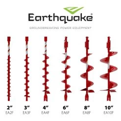 Earthquake E43 35064 8 In. 2-Cycle 43 Cc Auger Powerhead -Gardens and Horticulture 2084e8b3 a80b 49a5 8863 ff65ba4da55c