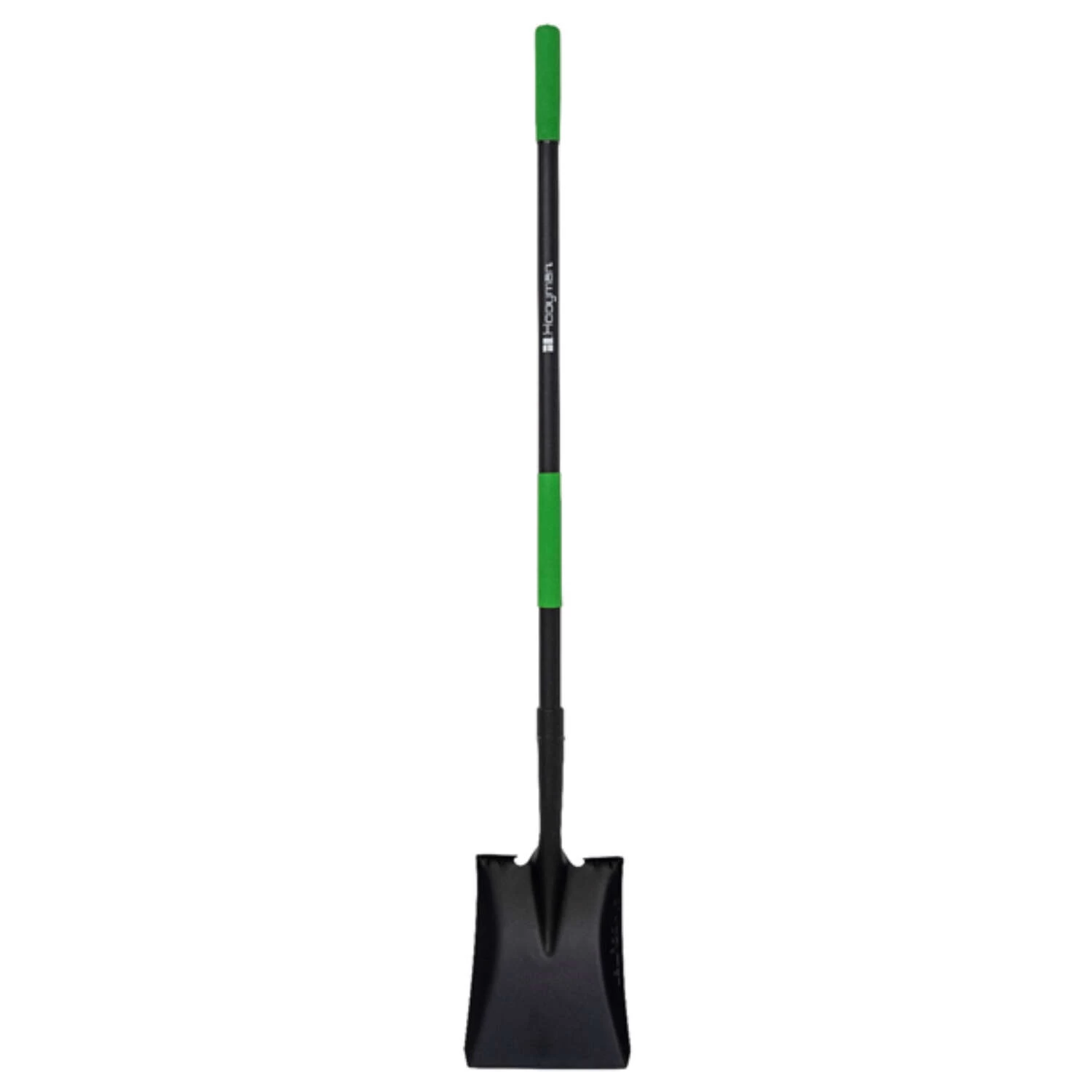 Hooyman 59.25 In. Carbon Steel Square Transfer Shovel Fiberglass Handle 2 Hooyman 59.25 In. Carbon Steel Square Transfer Shovel Fiberglass Handle - Image 2