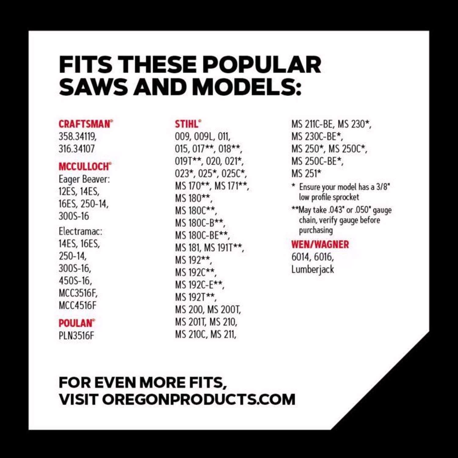 Oregon VersaCut T55 16 In. Chainsaw Chain 55 Links 2 Oregon VersaCut T55 16 In. Chainsaw Chain 55 Links - Image 2