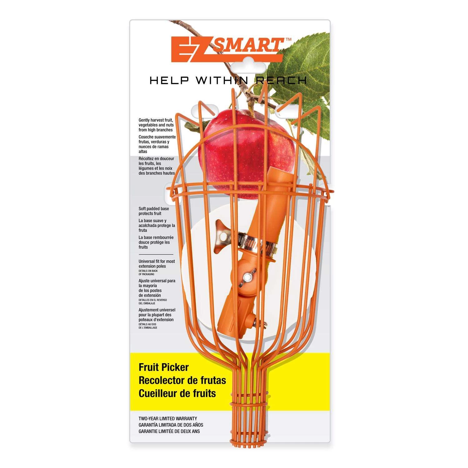 EZ Smart Tools 13 In. Steel Fruit Picker 1 EZ Smart Tools 13 In. Steel Fruit Picker
