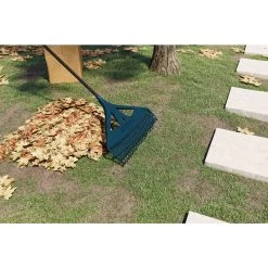 Suncast 69.75 In. 11 Tine Poly Leaf Rake Steel Handle -Gardens and Horticulture 24e159e7 bcb2 449c bff2 c13806adbbb2