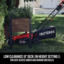 Craftsman V20 CMCMW220P2 20 In. Battery Lawn Mower Kit (Battery & Charger) 14 Craftsman V20 CMCMW220P2 20 In. Battery Lawn Mower Kit (Battery & Charger) -Gardens and Horticulture 2778c0da 46d7 4e5d 83e7 4a198668c1ec