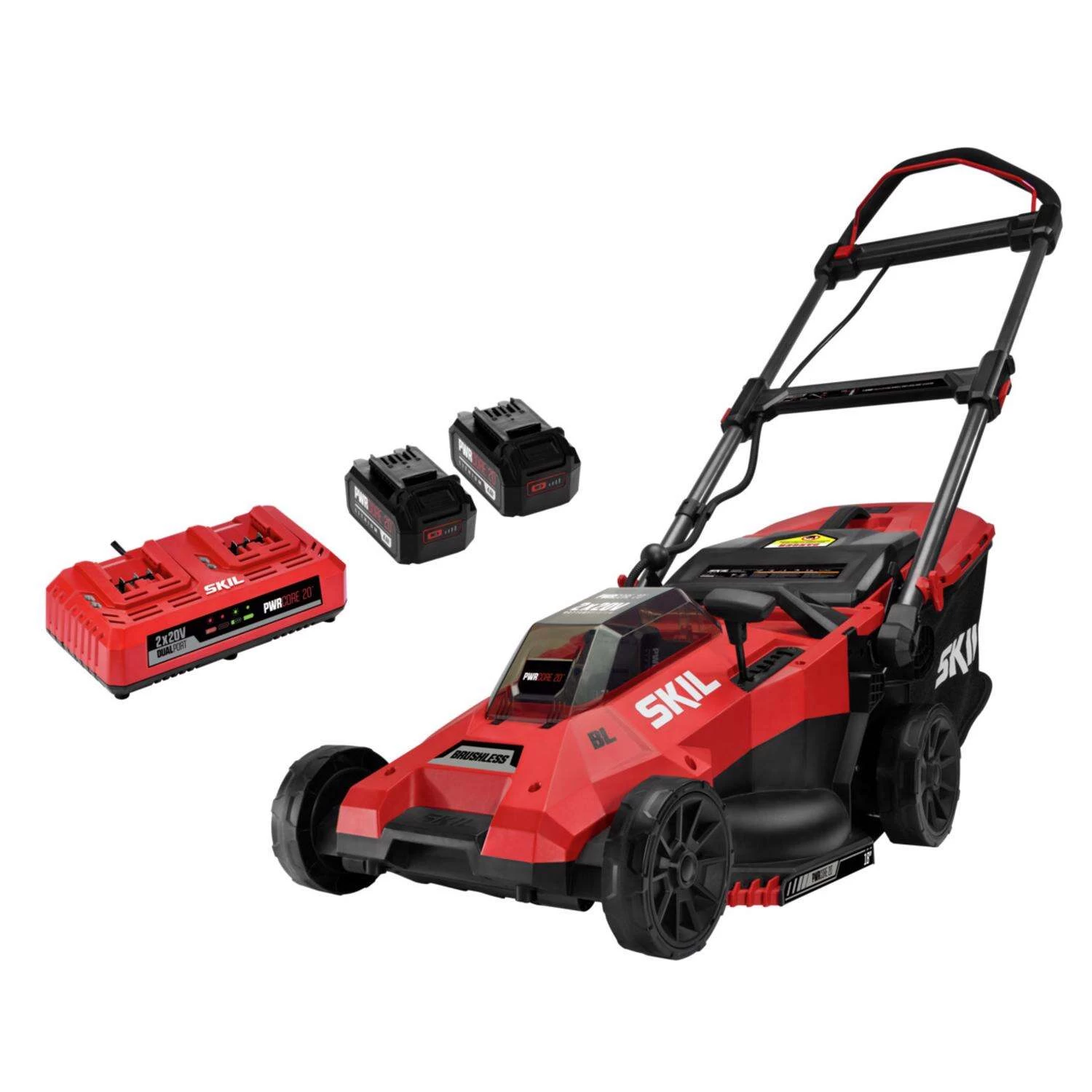 SKIL PWR CORE 20 PM4912B-20 18 In. Battery Lawn Mower Kit (Battery & Charger) 1 SKIL PWR CORE 20 PM4912B-20 18 In. Battery Lawn Mower Kit (Battery & Charger)