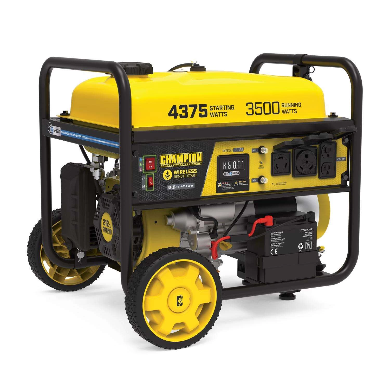 Champion 3500 W 120 V Gasoline Or Propane Portable Generator 1 Champion 3500 W 120 V Gasoline Or Propane Portable Generator