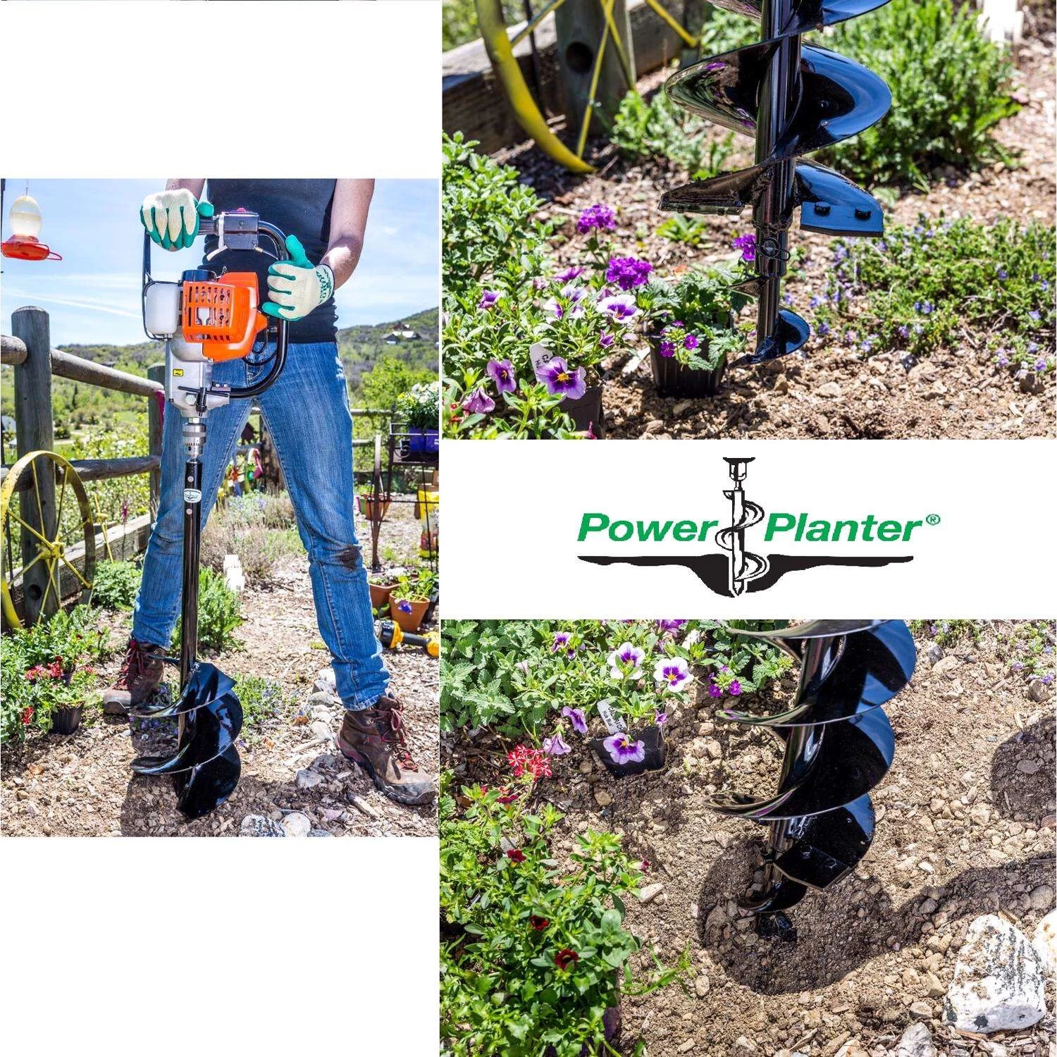 Power Planter 28 In. Steel Bulb Auger Drill Bit 6 Power Planter 28 In. Steel Bulb Auger Drill Bit - Image 6