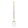 True Temper 4 Tine Steel Manure Fork 48 In. Wood Handle