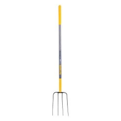 True Temper 4 Tine Steel Manure Fork 48 In. Wood Handle