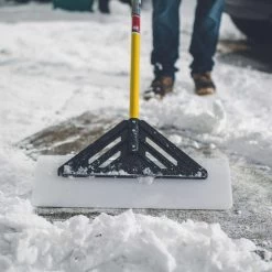 The Snowplow The Original 24 In. W X 56 In. L UHMW Snow Pusher -Gardens and Horticulture 2ada1412 44f4 47c0 9472 847f05fa2ab3