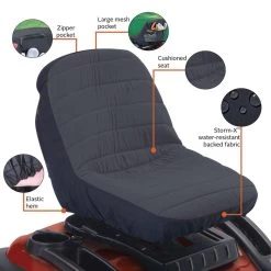 Classic Accessories Lawn Tractor Seat Cover 1 Pk -Gardens and Horticulture 31563e35 47d1 48c4 bc19 6393c01a5540