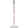 Ace 57 In. 16 Tine Steel Bow Rake Fiberglass Handle