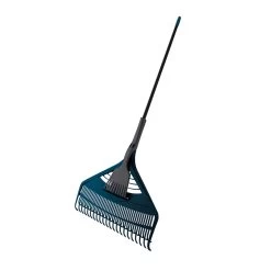 Suncast 69.75 In. 11 Tine Poly Leaf Rake Steel Handle