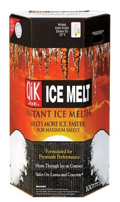Qik Joe Calcium Chloride Pellet Ice Melt 100 Lb