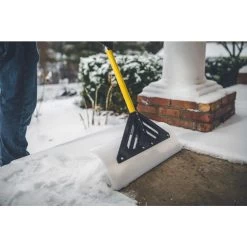The Snowplow The Original 30 In. W X 56 In. L UHMW Snow Pusher -Gardens and Horticulture 3ba0d8b2 ef4c 4178 8617 52fcf0874941