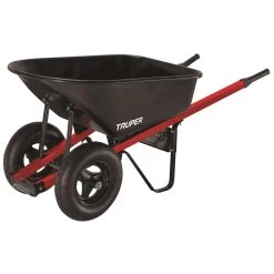 Truper Steel Wheelbarrow 6 Cu Ft