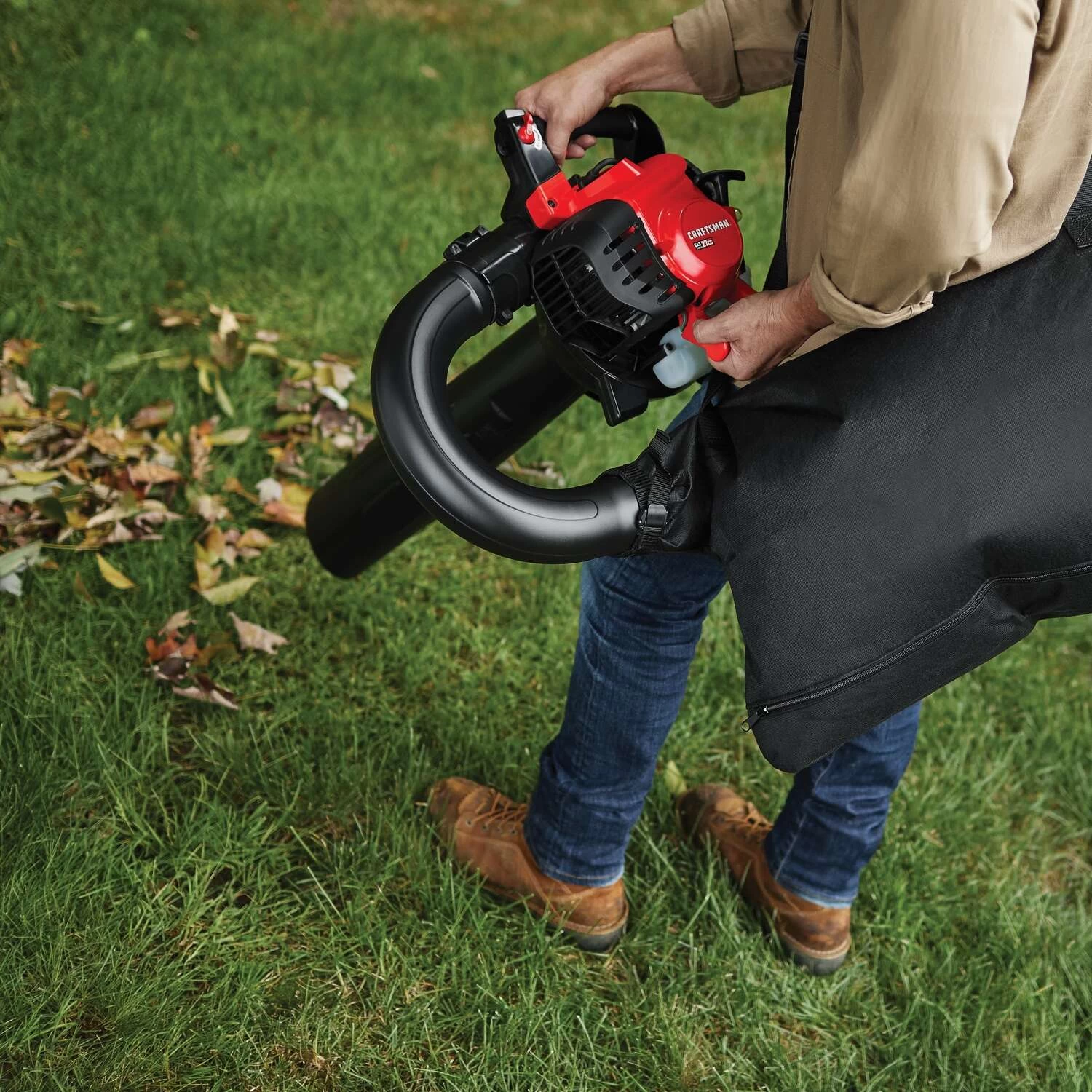 Craftsman CMXGAAMR7BVM 205 Mph 450 CFM Gas Handheld Leaf Blower/Vacuum 4 Craftsman CMXGAAMR7BVM 205 Mph 450 CFM Gas Handheld Leaf Blower/Vacuum - Image 4