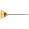 True Temper 55.75 In. 20 Tine Poly Kids Rake Wood Handle
