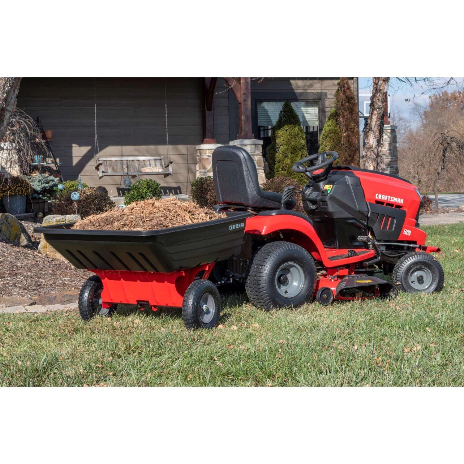 Craftsman Poly Lawn Cart 10 Cu Ft 2 Craftsman Poly Lawn Cart 10 Cu Ft - Image 2