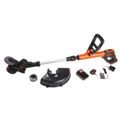 Black & Decker Black+Decker LST522 12 In. 20 V Electric Edger/Trimmer Kit (Battery & Charger)