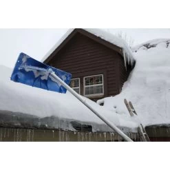 Avalanche Deluxe 24 In. W X 20 Ft. L Poly Wheeled Roof Rake -Gardens and Horticulture 4b8afe9e 0b05 473a a5ab c70e7ca5abda