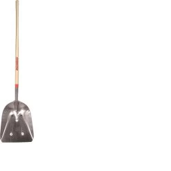 Razor-Back 68.8 In. Aluminum Scoop Western Pattern Shovel Wood Handle
