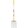 True Temper 6 Tine Forged Steel Manure Fork 48 In. Wood Handle