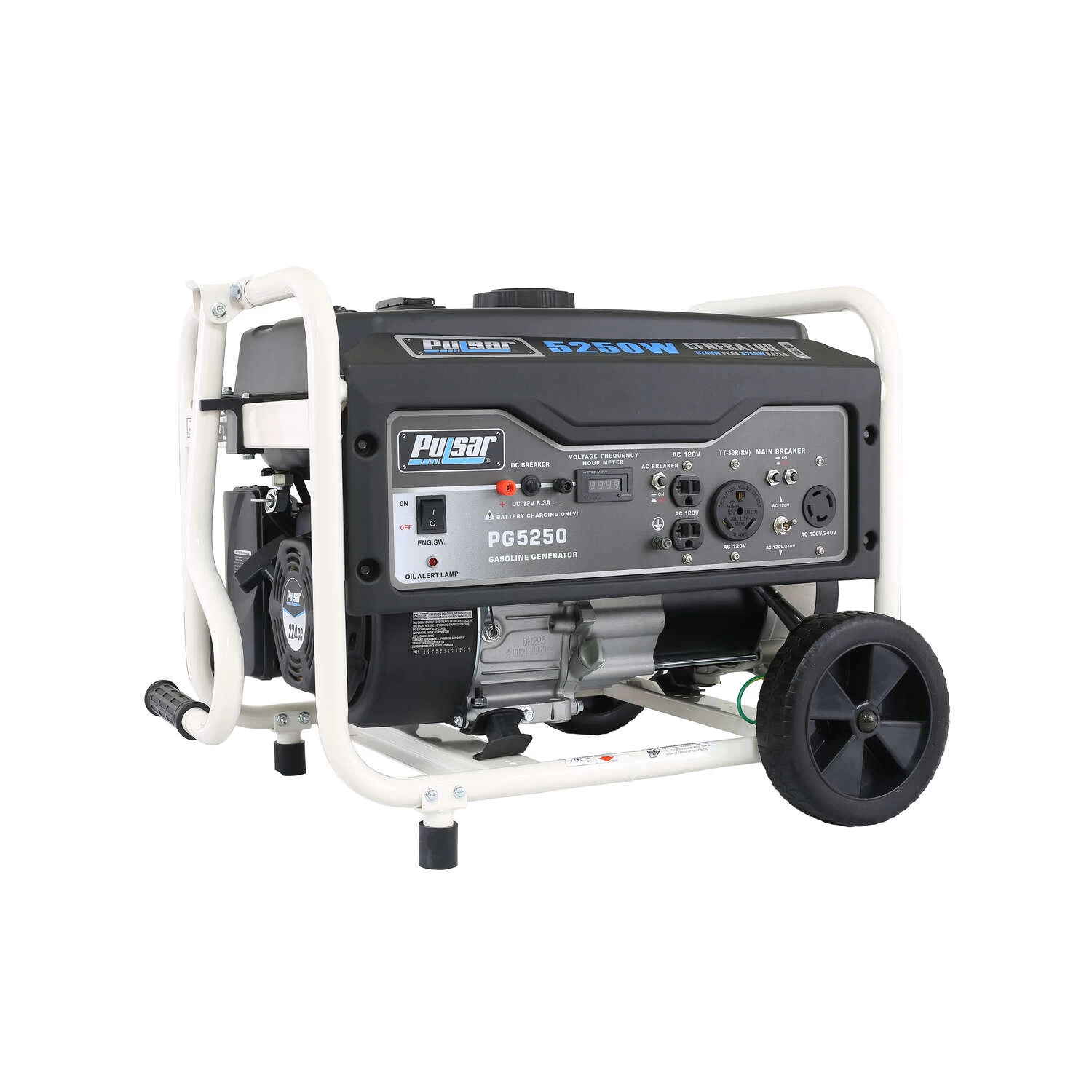 Pulsar 4250 W 120/240 V Gasoline Portable Generator 1 Pulsar 4250 W 120/240 V Gasoline Portable Generator