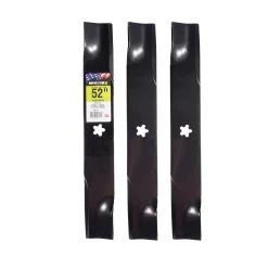 MaxPower 52 In. Standard Mower Blade Set For Riding Mowers 3 Pk