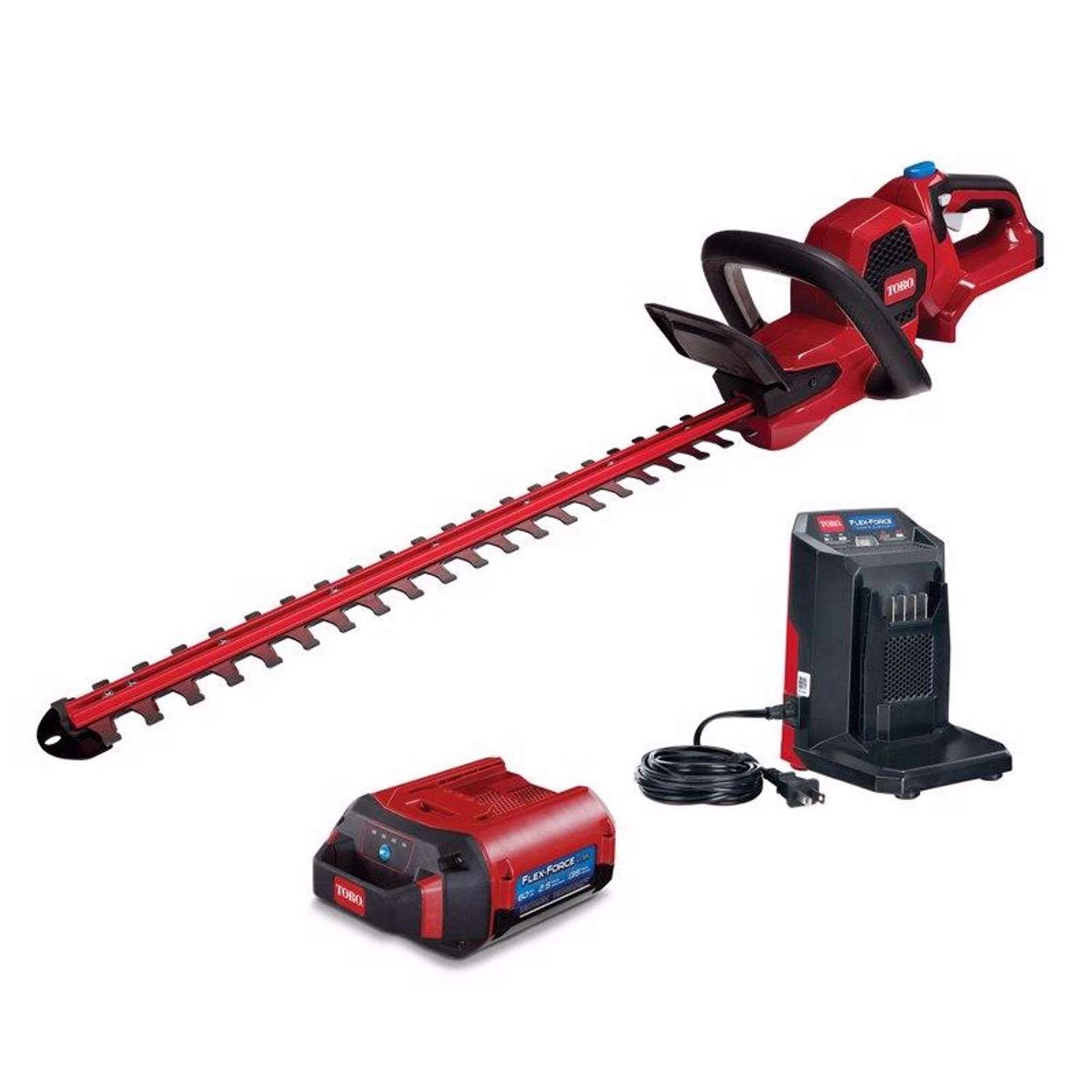 Toro Flex Force 51841 24 In. 60 V Battery Hedge Trimmer Kit (Battery & Charger) 1 Toro Flex Force 51841 24 In. 60 V Battery Hedge Trimmer Kit (Battery & Charger)