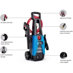 AR Blue Clean OEM Branded 1700 Psi Electric 1.7 Gpm Pressure Washer -Gardens and Horticulture 56ef558f dd33 4f13 8826 060bbe6b431e