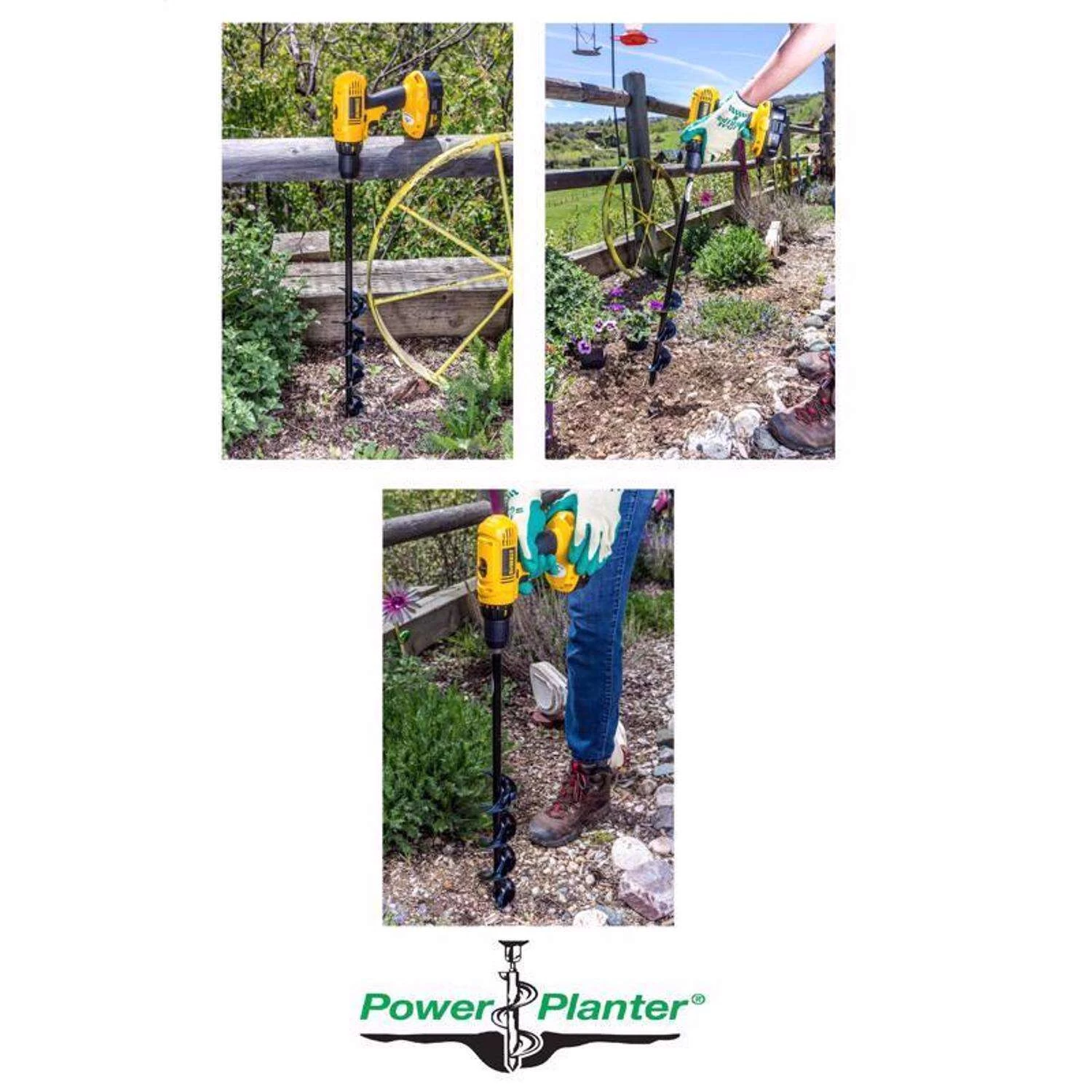 Power Planter 24 In. Steel Bulb Auger Drill Bit 2 Power Planter 24 In. Steel Bulb Auger Drill Bit - Image 2