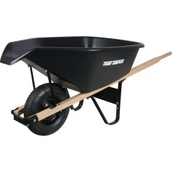 True Temper EZ Pour Poly Residential Wheelbarrow 6 Cu Ft