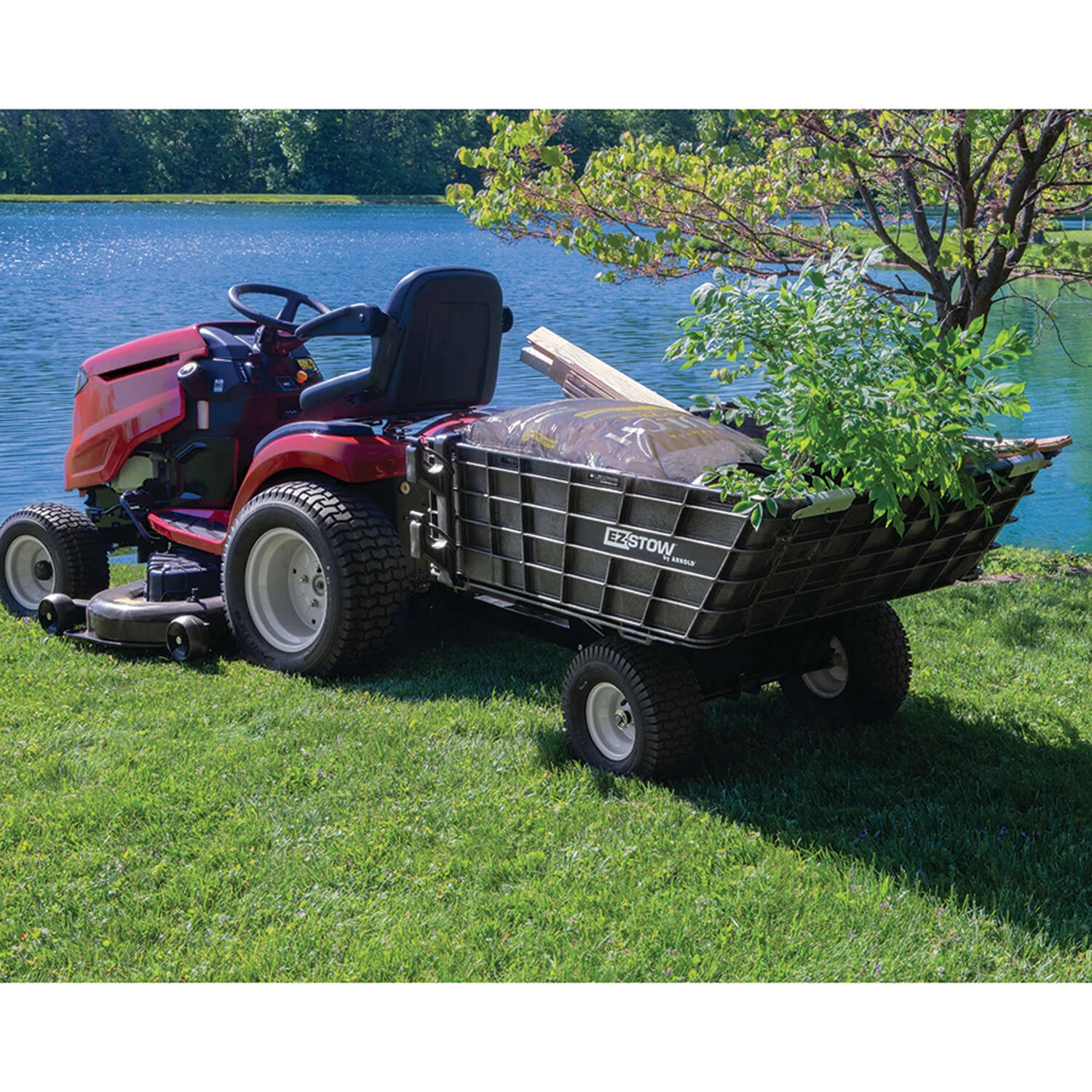 EZ Stow Poly Dump Cart 800 Lb. Cap. 10 EZ Stow Poly Dump Cart 800 Lb. Cap. - Image 10