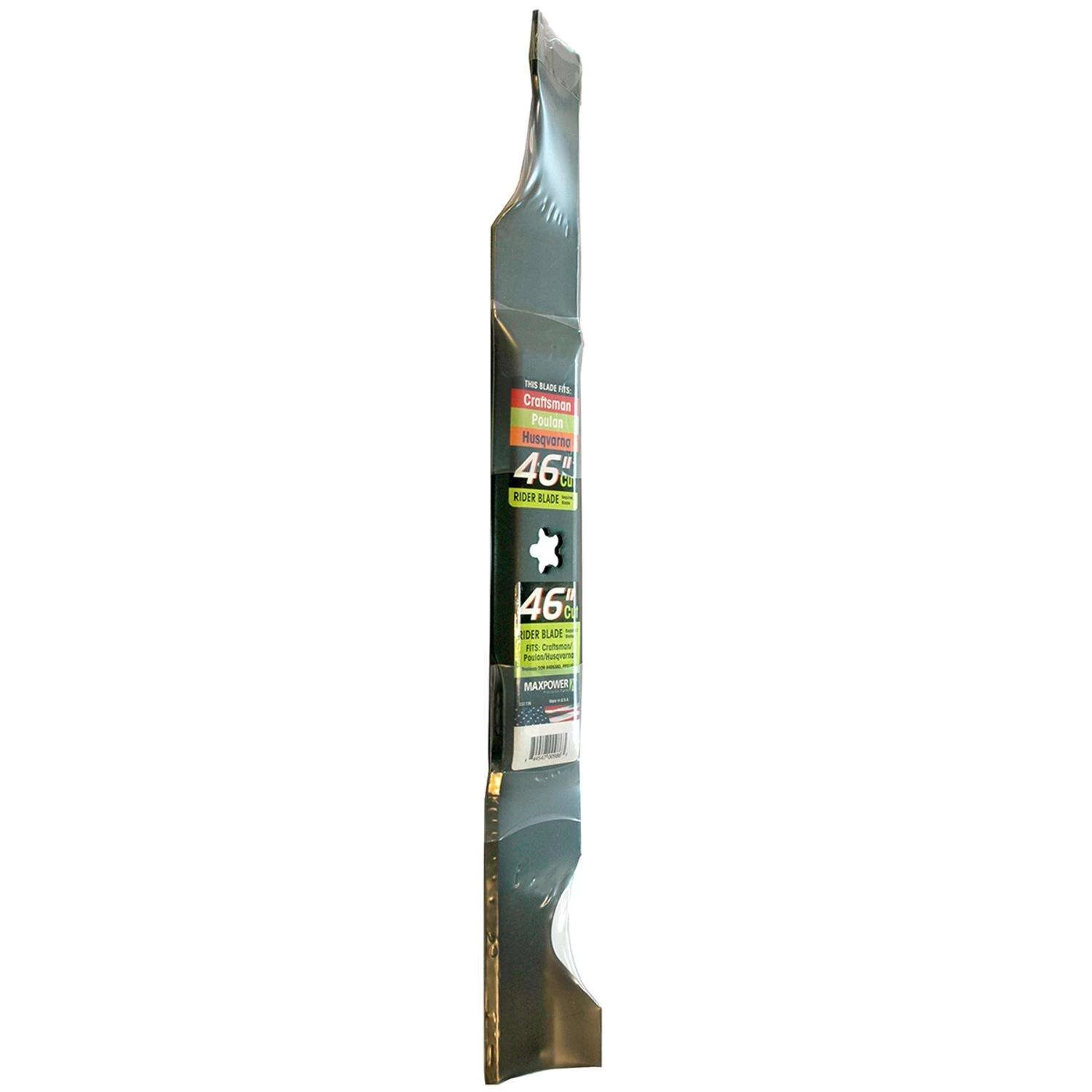 MaxPower 46 In. Standard Mower Blade For Riding Mowers 1 Pk 1 MaxPower 46 In. Standard Mower Blade For Riding Mowers 1 Pk