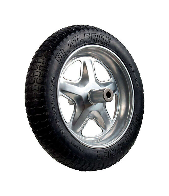 Jackson Spoked 15-1/2 In. D Wheelbarrow Tire Rubber 1 Jackson Spoked 15-1/2 In. D Wheelbarrow Tire Rubber