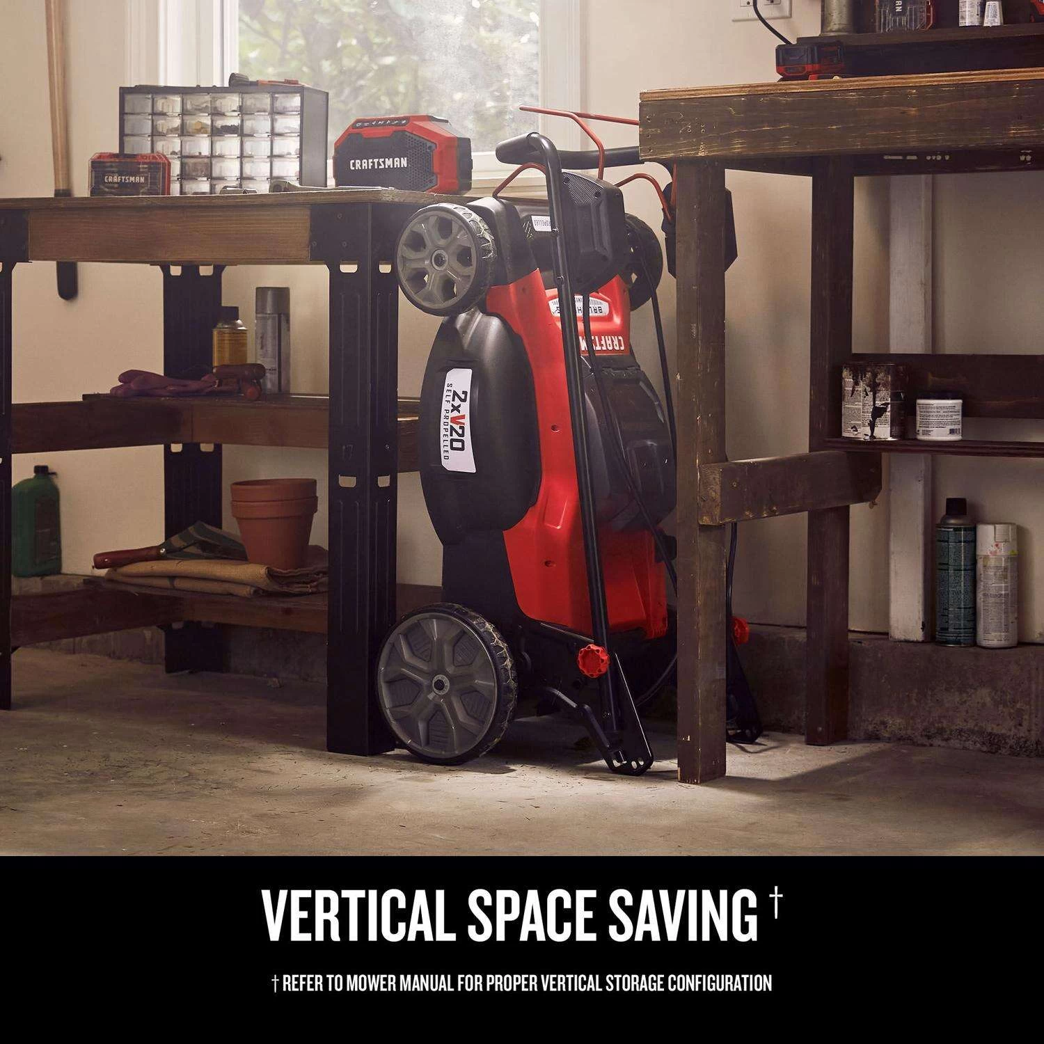 Craftsman 13 In. 20 V Battery Self-Propelled Lawn Mower Kit (Battery & Charger) 6 Craftsman 13 In. 20 V Battery Self-Propelled Lawn Mower Kit (Battery & Charger) - Image 6