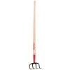 Razor-Back 4 Tine Steel Cultivator 54 In. Wood Handle