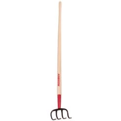Razor-Back 4 Tine Steel Cultivator 54 In. Wood Handle