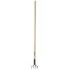 Home Plus+ 4 Tine Steel Cultivator 48 In. Wood Handle