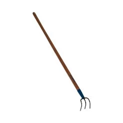 Seymour S400 Jobsite 3 Tine Steel Cultivator 54 In. Wood Handle
