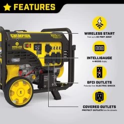 Champion 7500 W 120/240 V Gasoline Portable Generator -Gardens and Horticulture 6b0ae671 e09d 4d3b 83ae 5d4bb05a209c